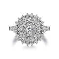 Wholesale Engagement Wedding Rings 925 Silver Diamond Ring for Women